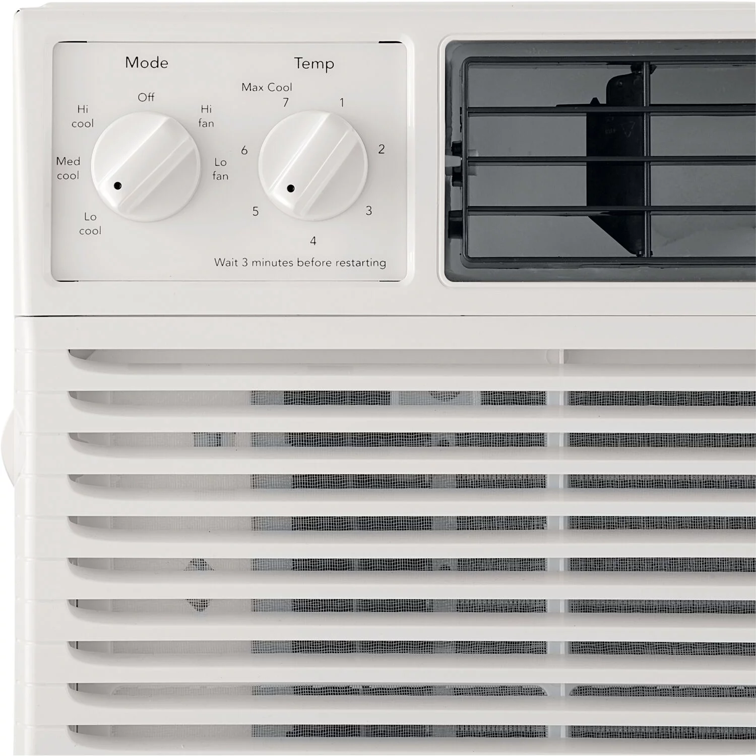 Frigidaire 12,000 BTU 115V Window-Mounted Compact Air Conditioner with Mechanical Controls, White