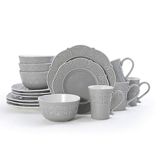 Pfaltzgraff 5267392 Abby 16-Piece Dinnerware Set, white