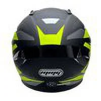 Motorcycle Full Face Helmet Adult DOT Street Legal - MEDIUM - Black Yellow Graphic (Model 33)
