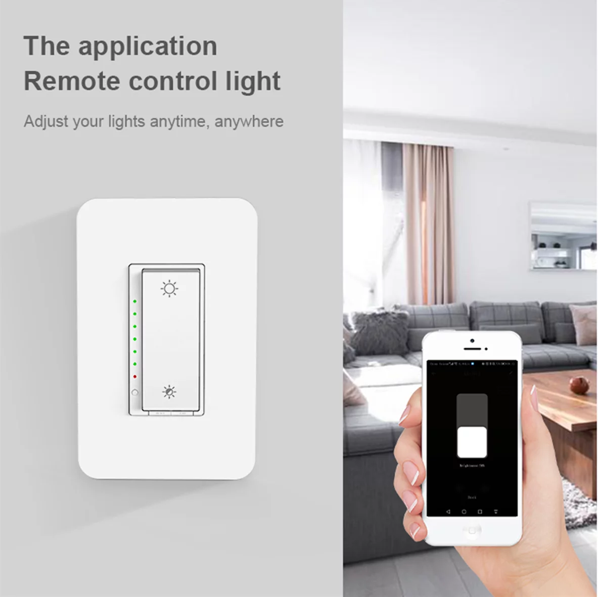 3 Way Smart Dimmer Switch / Single Pole Smart Switch ,Compatible with Alexa, Google Assistant, WiFi Light Switch Remote Control, Neutral Wire Needed, Schedule, No Hub Required