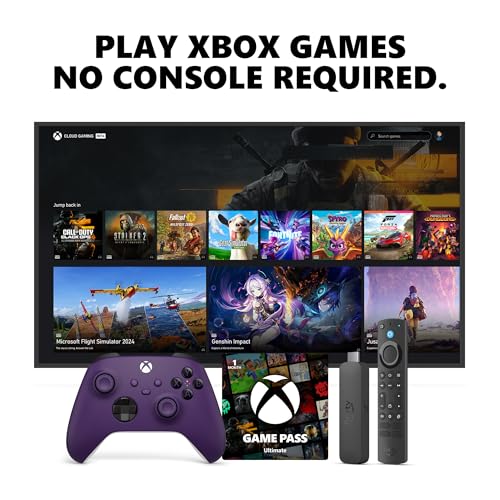 Xbox Wireless Gaming Controller (2025) – Carbon Black – Play on Xbox, Windows, Android, iOS, FireTV Sticks, Smart TVs, VR Headsets