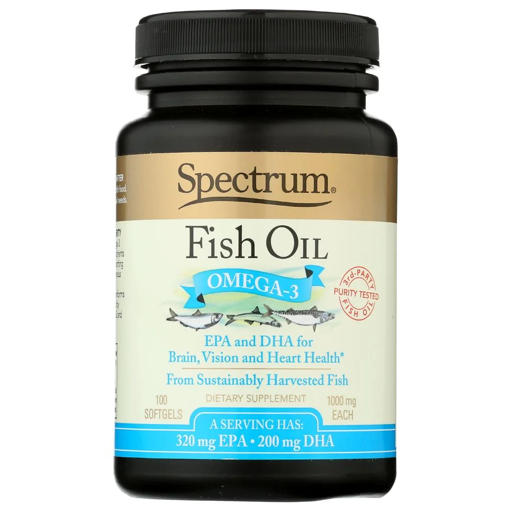 Spectrum Essentials Omega-3 Fish Oil Dietary Supplement  - 1 Each - 100 Cap