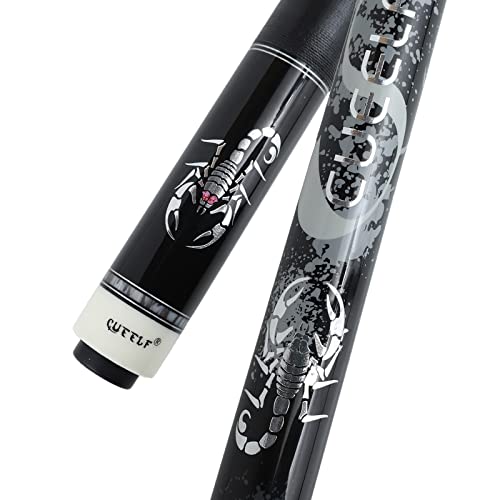 Pool Cue Stick,Billiard Cue Sticks with Hard Case Low Deflection Shaft Professional Billiard Pool Cues Sticks 19.5-21 oz cue Stick