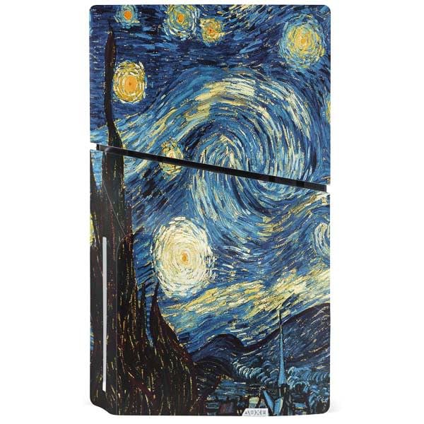Skinit Decal Gaming Skin Compatible with PS5 Slim Disk Console - Officially Licensed Green Wheat Fields by Vincent Van Gogh Design