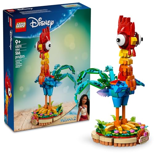 LEGO Disney Moana 2 Heihei - Building Toy for Kids, Girls & Boys, Ages 9+ - Gift for Easter - Moana & Disney Toy for Fans - 43272