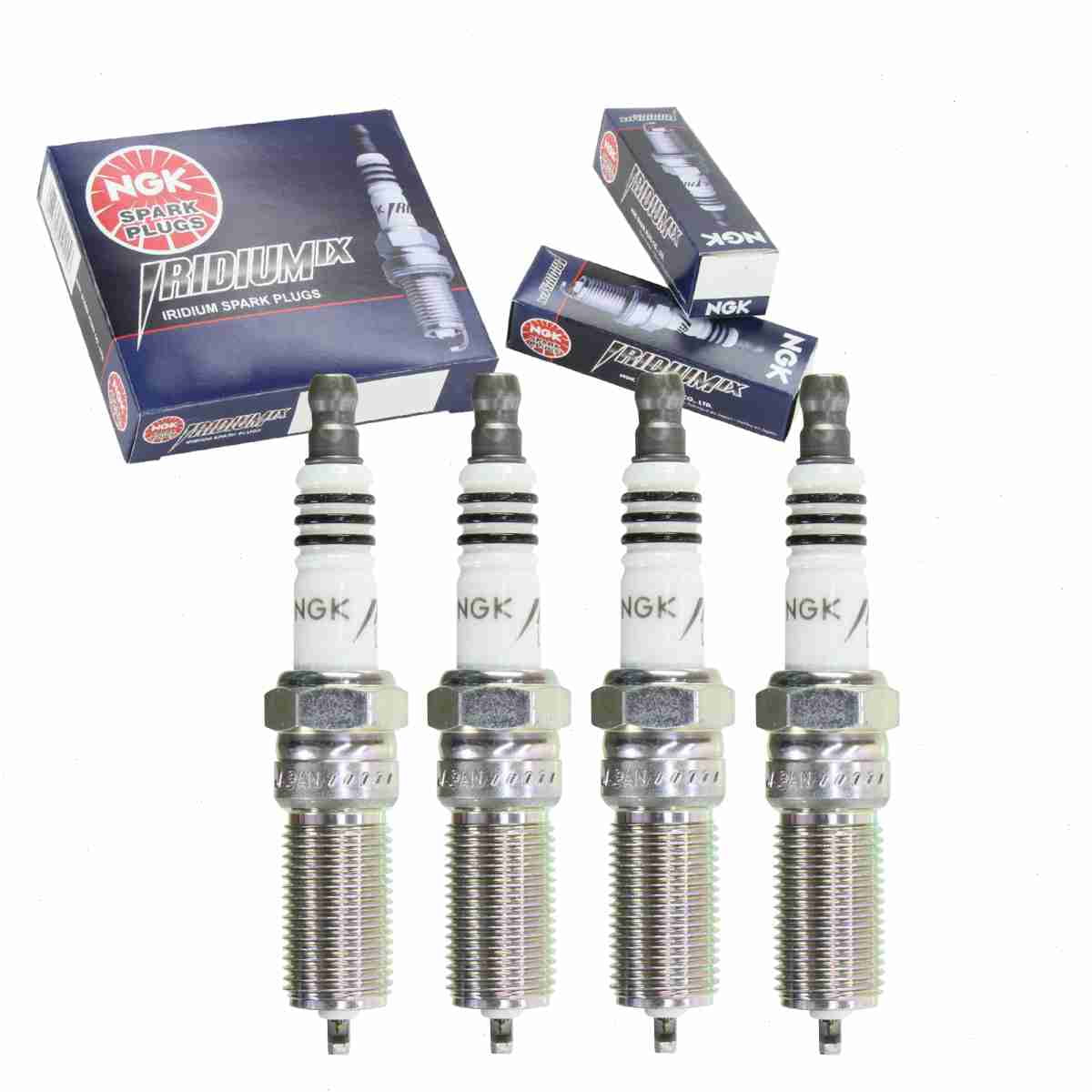 4 pc NGK 4344 Iridium IX Spark Plugs for 17 4488 4718 5338 5341 92067204 9611 HR8MII33X ITV16 ITV16TT ITV24 XP5363 XP5364 XP5364DP2 XP6043 Ignition Wire Secondary