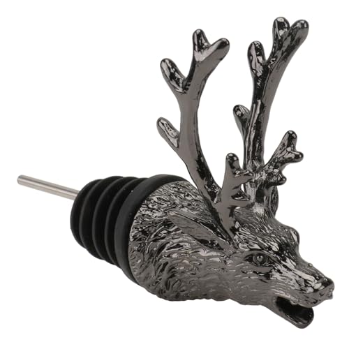 Stag Head Wine Pourer Spout Creative Bottle Pourer for Wine Aeration Unique Design for Home Use and Bar