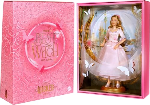 Mattel Universal Pictures’ Wicked: for Good Collectible Glinda Fashion Doll with Removable Outfit, Inspired by The Movie, Amazon Exclusive