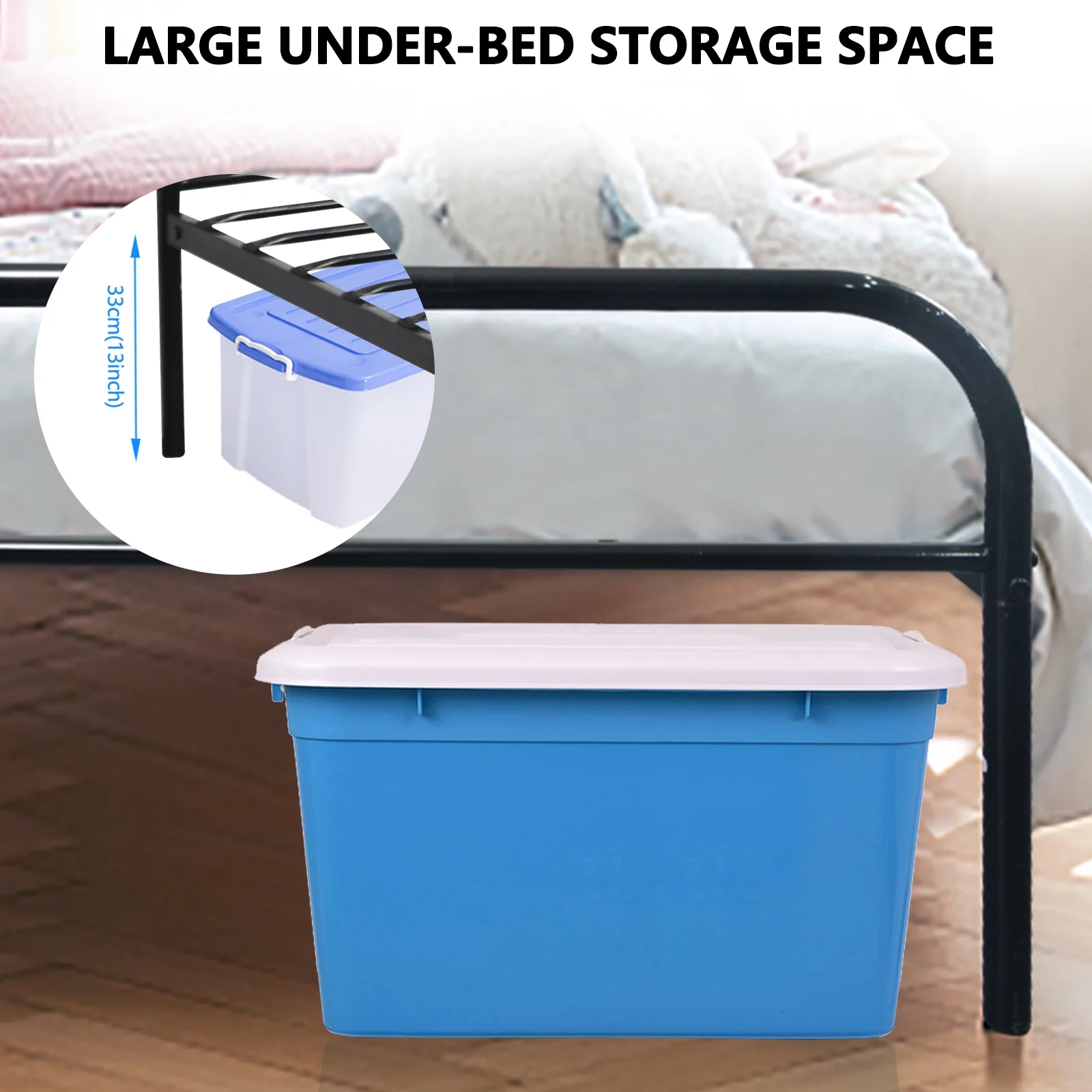 Voilamart Twin XL Metal Bed Frames with Headboard and Footboard, Single 6 Legs & 17 Slats Twin Bed Frame Platform Mattress Foundation for Kids Adult, No Box Springs Needed, Black