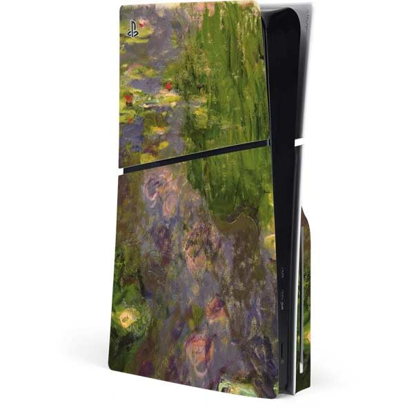 Skinit Decal Gaming Skin Compatible with PS5 Slim Disk Console - Officially Licensed Green Wheat Fields by Vincent Van Gogh Design