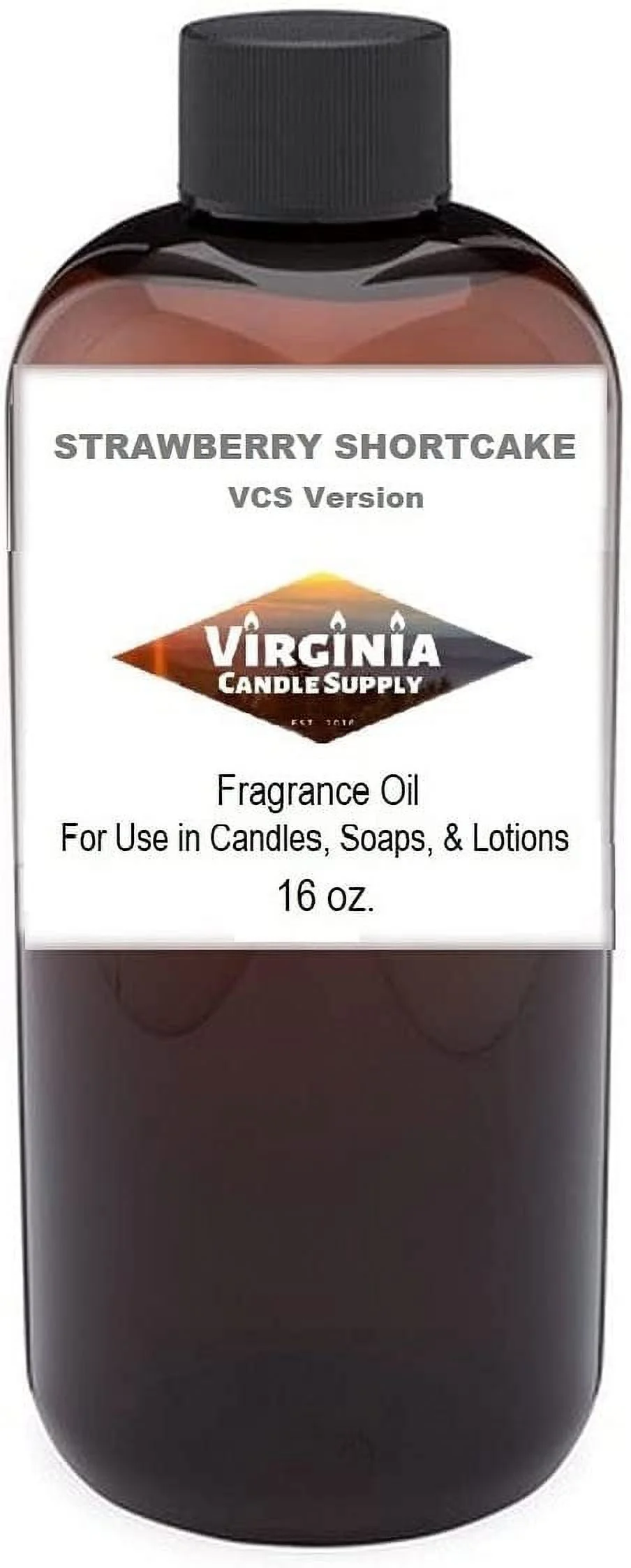 Strawberry Shortcake Fragrance Oil 16 oz Bottle for Candle Making, Soap Making, Tart Making, Room Sprays, Lotions, Car Fresheners, Slime, Bath Bombs, Warmers