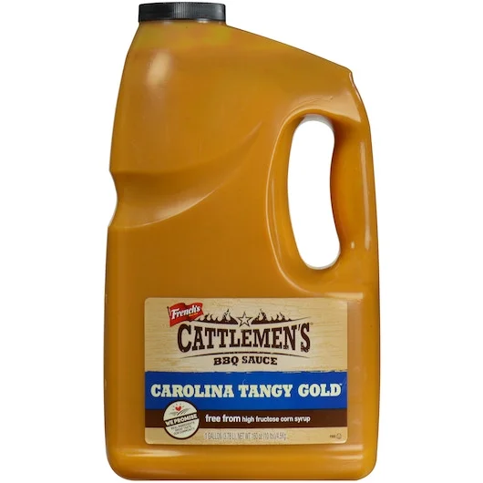 Cattlemen s Select Carolina Tangy Gold BBQ Sauce, 1 Gallon Jug - 2 Per Case
