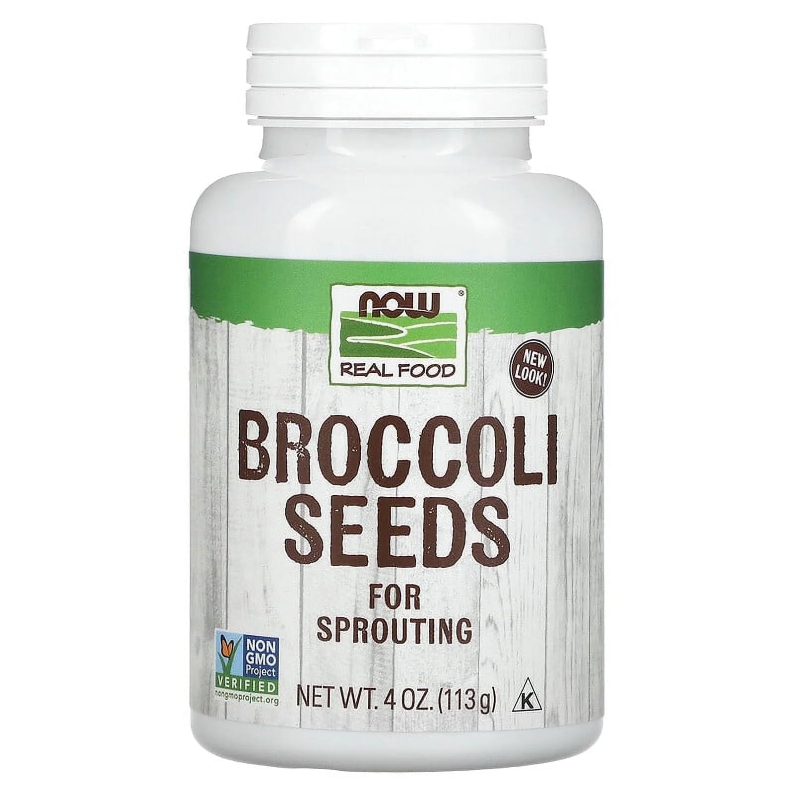 NOW Real Food Broccoli Seeds For Sprouting -- 4 oz Pack of 2