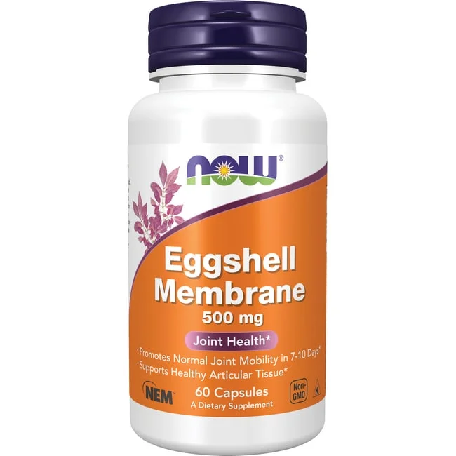 NOW Foods - Eggshell Membrane 500 mg. - 60 Vegetable Capsule(s)