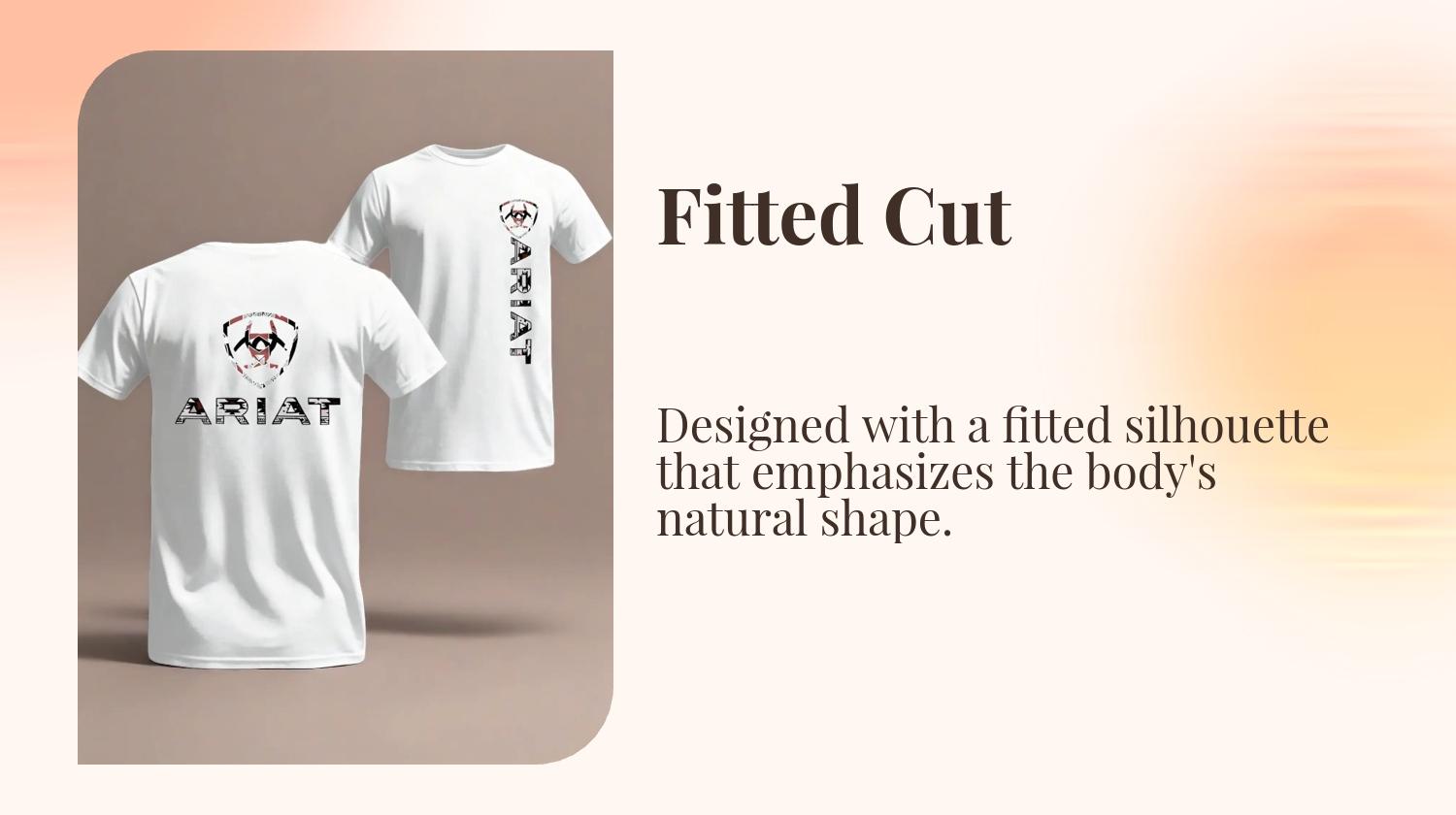 Men's Ariat Print Graphic T-Shirt, Casual Long Sleeve Top, Comfortable Fit for Daily Wear, Ideal for Home & Leisure Activities, Menswear