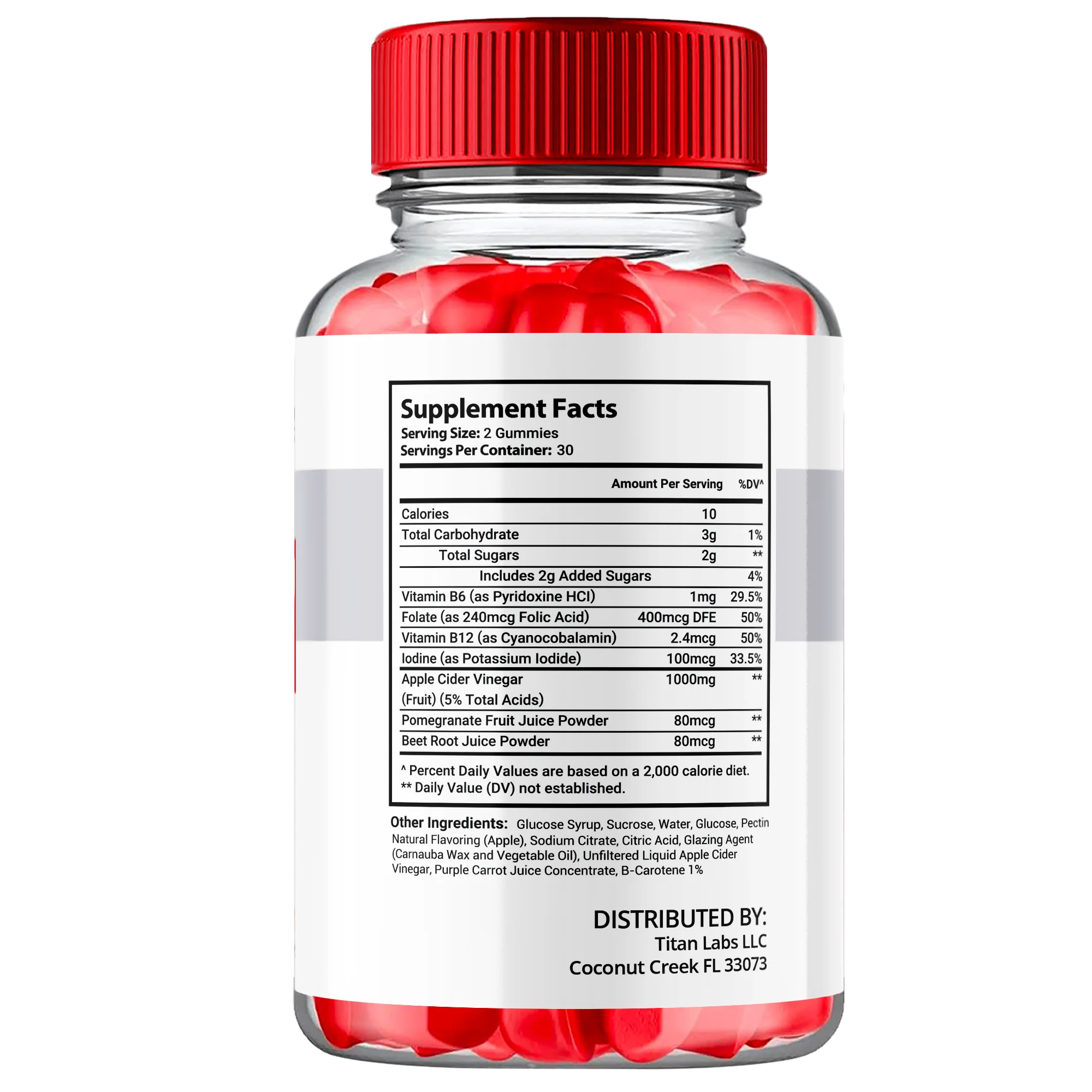 (2 Pack) Macro Keto ACV Gummies - Apple Cider Vinegar Supplement for Energy and Focus - Macro Keto Active Multivitamin Supplement Gummies for Ketosis with Folic Acid (120 Gummies)