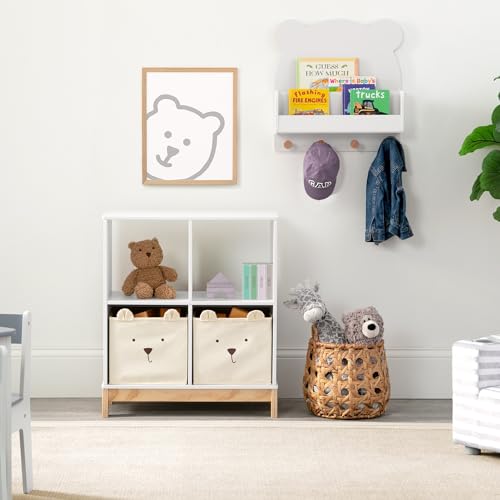 GAP babyGap Tate 4-in-1 Convertible Crib - Greenguard Gold Certified, Bianca White/Natural