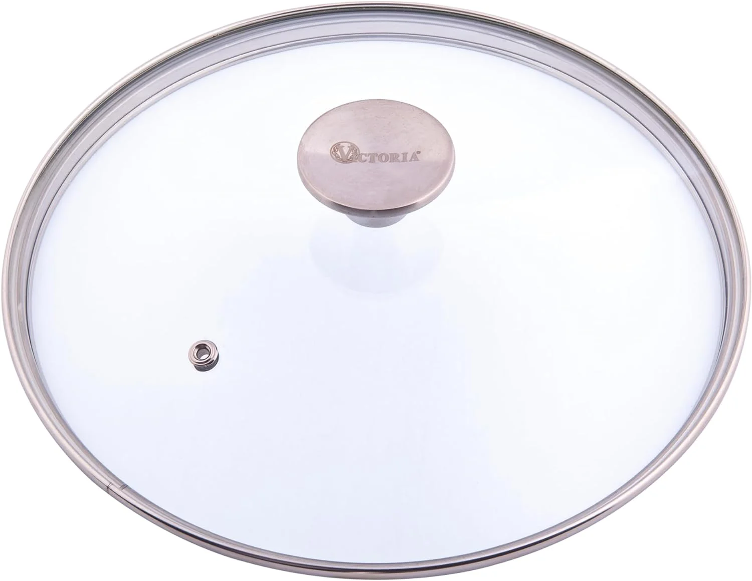 Victoria Round 10-Inch Glass Lid for Cast-Iron Skillet or Pan, Custom Made for Only Victoria Brand, Diameter 9.5-Inch 10 Inch