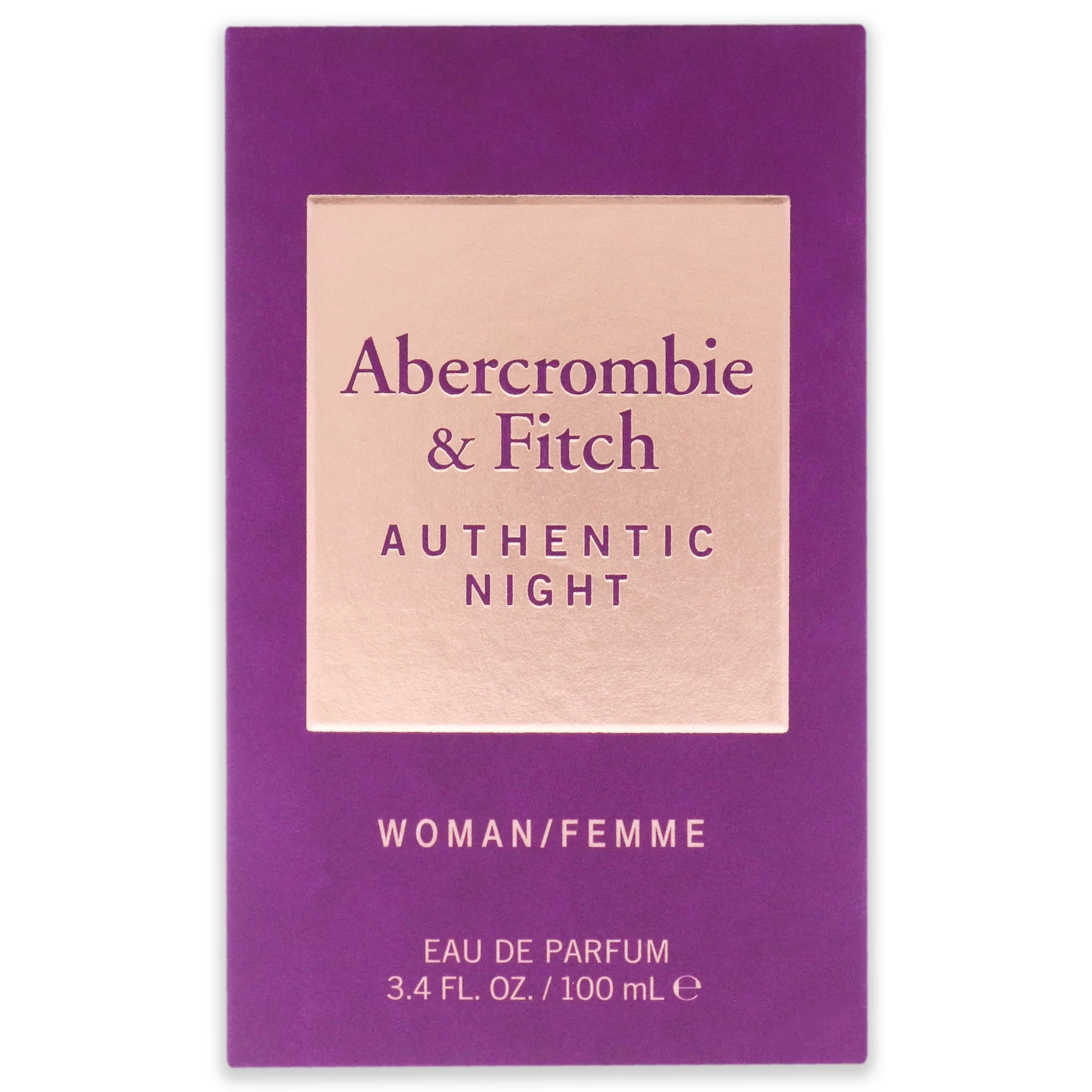 Abercrombie and Fitch Authentic Night, 3.4 oz EDP Spray