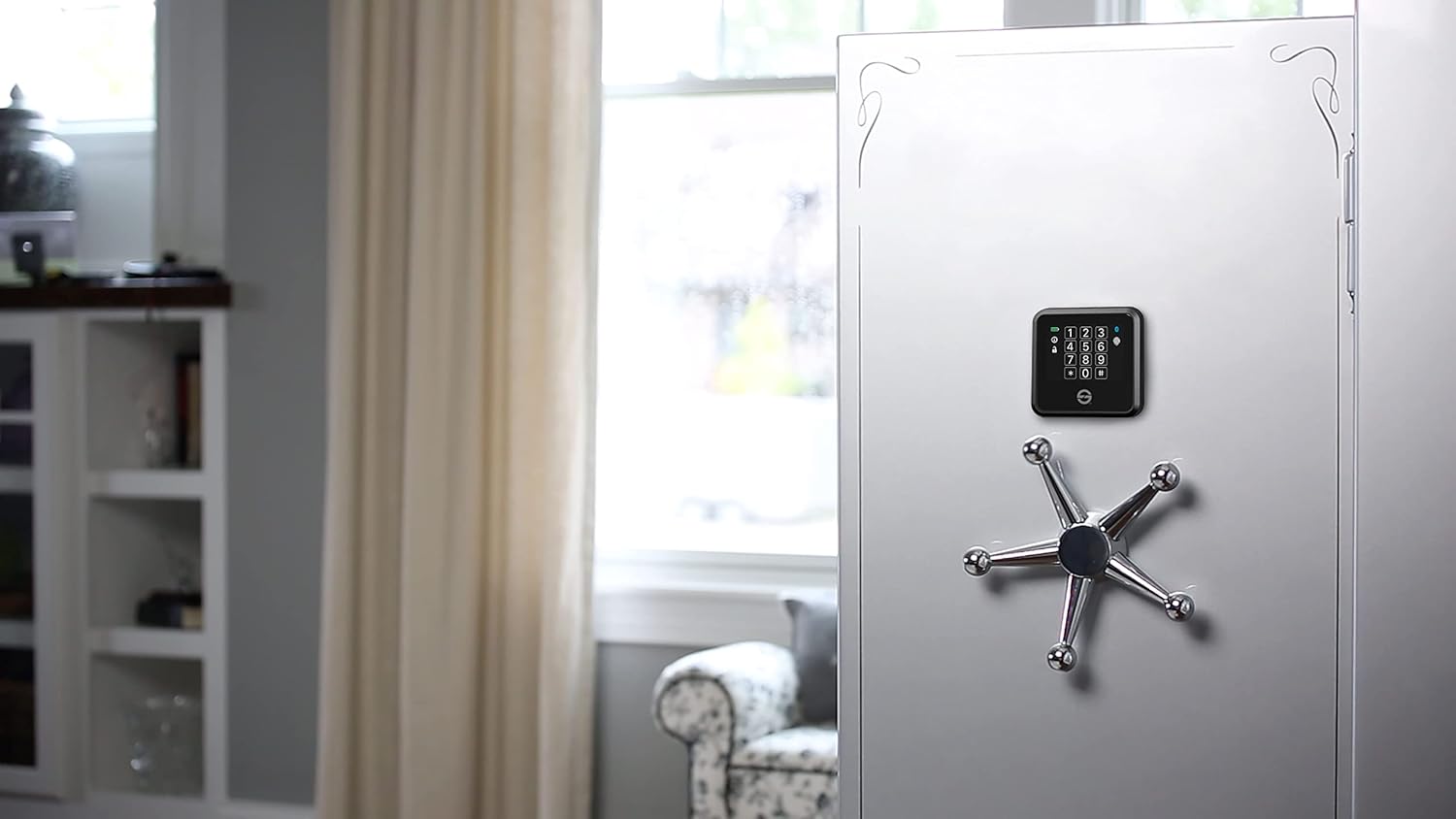 Sargent and Greenleaf I-Series Biometric Keypad with Titan Electronic Safe Lock, Fingerprint Lock, Digital Keypad, Digital Safe Lock, Fingerprint Scanner Lock