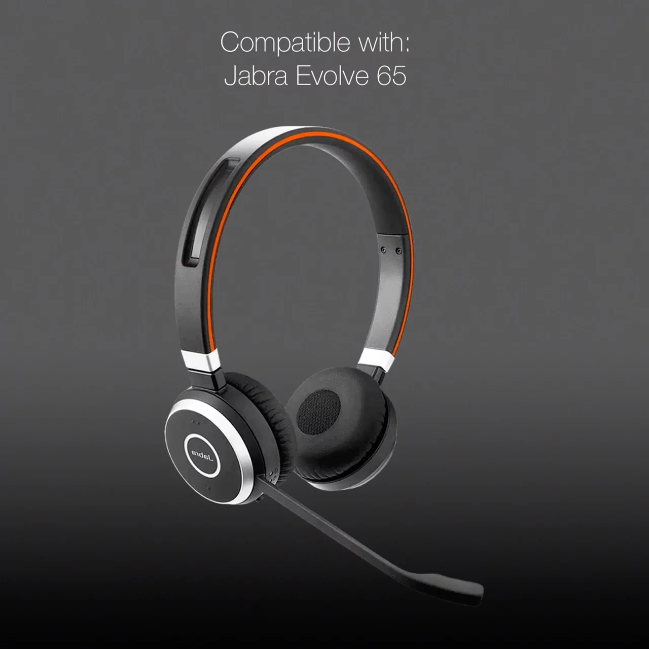 Jabra Evolve 20/30/40/65 Foam Cushion Replacement Kit, 10pc Ear Cushions, by Global Teck #GTW 6500-10