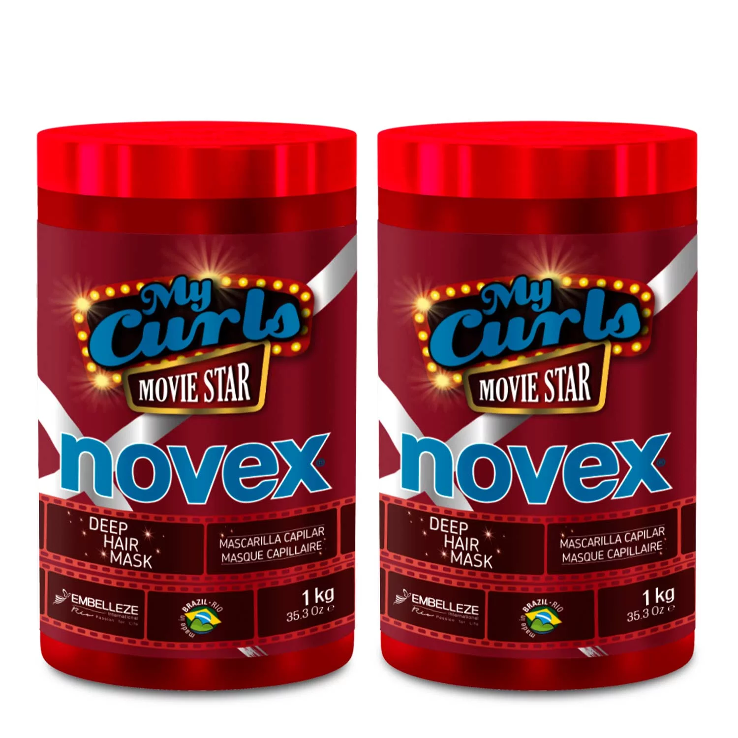 Novex My Curls Movie Star Hair Mask 35oz (Pack of 2)