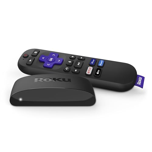 Roku Express 4K+ | Roku Streaming Device 4K/HDR with Voice Remote, Free & Live TV
