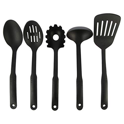 T-fal Everything in Kitchen Dishwasher Safe Cookware Set, 20-Piece, Black
