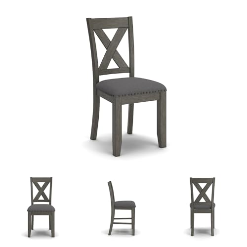 Signature Design by Ashley Caitbrook Rustic 7 Piece Dining Set, Include Table and 6 Chairs, Gray