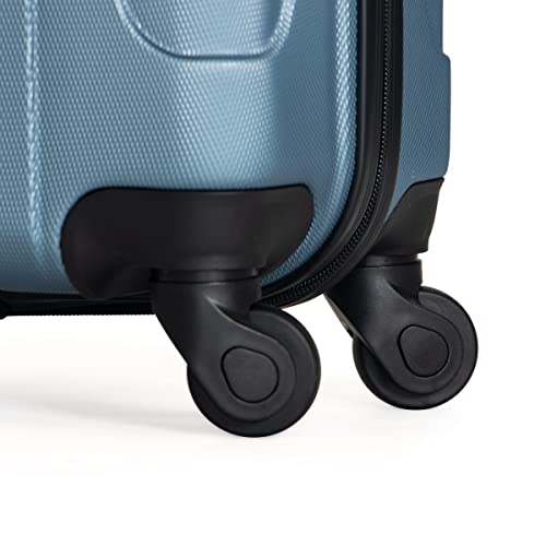 Kenneth Cole REACTION Out of Bounds Lightweight Hardshell 4-Wheel Spinner Luggage, Cobalt Blue, 20-Inch Carry On