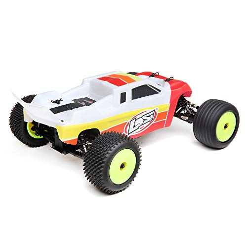 Losi RC Truck 1/18 Mini-T 2.0 2 Wheel Drive Stadium Truck Brushless RTR Ready-to-Run Red LOS01019T1