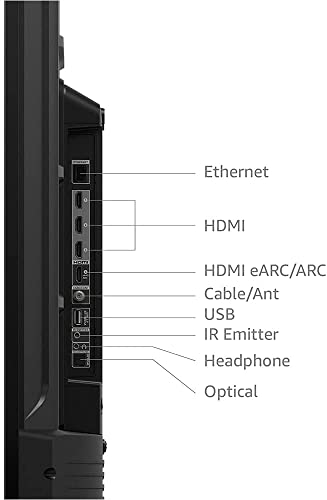 Amazon Fire TV 55 4-Series 4K UHD smart TV with Alexa Voice Remote Enhanced, stream live TV without cable