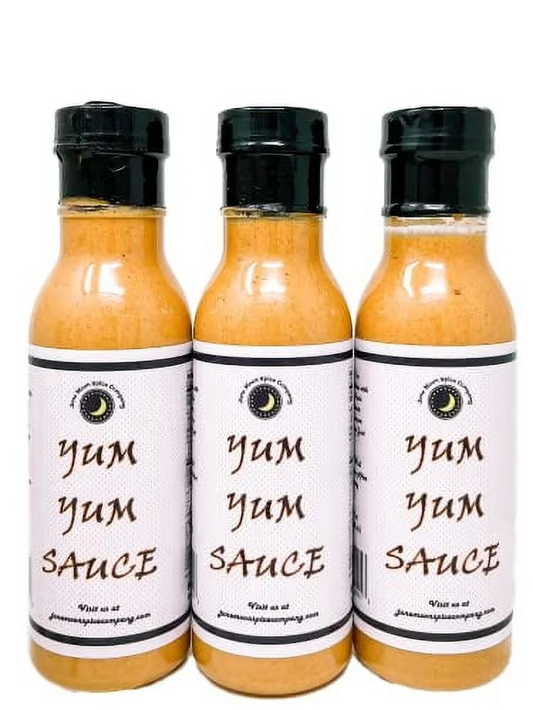 Yum Yum Sauce 3 Pack | Premium | Classic Yum Yum Sauce | 12 fl. oz. | Crafted in Small Batches by June Moon Spice Company
