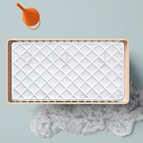Premium Crib & Toddler Mattress,100% Knitted Fabric, Premium Fleece Surface-Hypoallergenic, 5