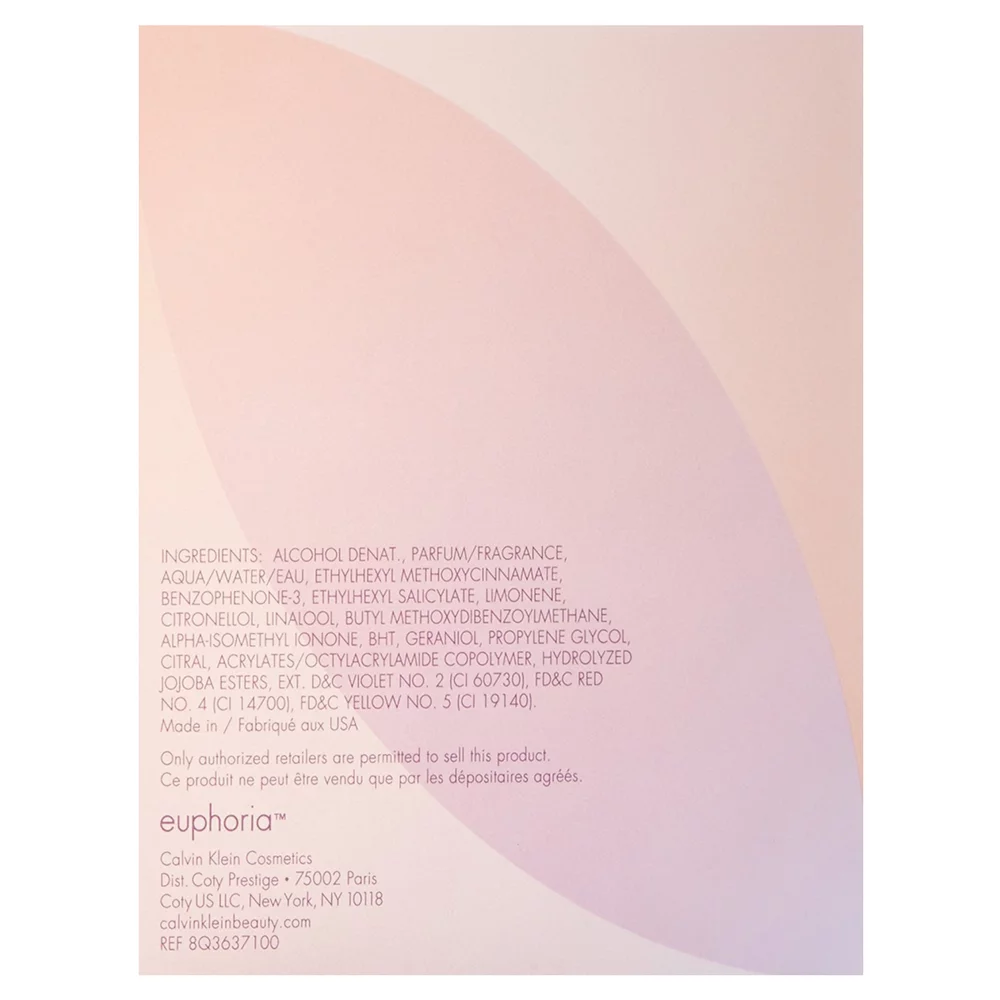 Endless Euphoria By Calvin Klein Eau de Parfum Spray for Women 2.5 oz (Pack of 6)