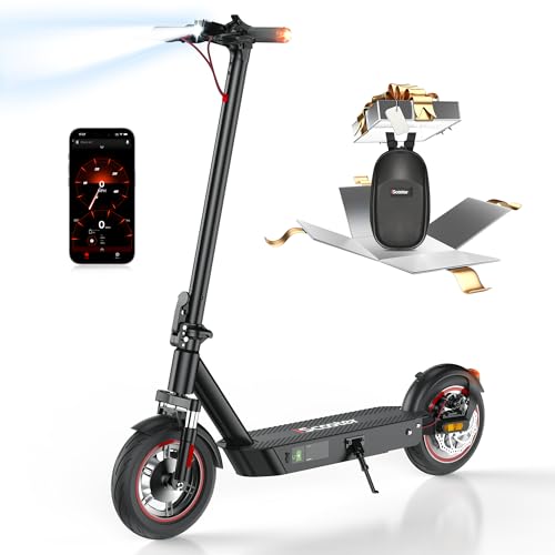 iScooter Electric Scooter Adults, 50/37 Miles Long Range,25/28 MPH Max Speed,750/800W Motor E Scooter Foldable with 10