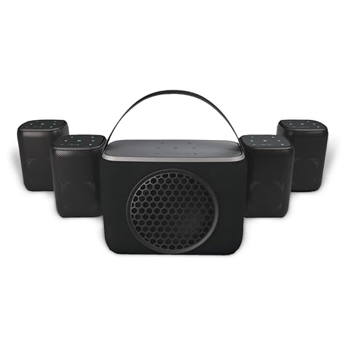 Rocksteady Stadium 2: Two Speakers Bundle - Immersive, connectible, and up to 150 ft of Range. Up to 30 Hours of Battery Life.