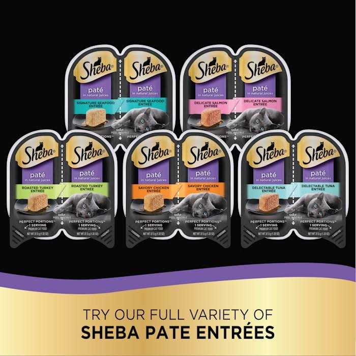 Sheba Perfect Portions Cat Food Seafood Variety Pack - Pet Supplies online store