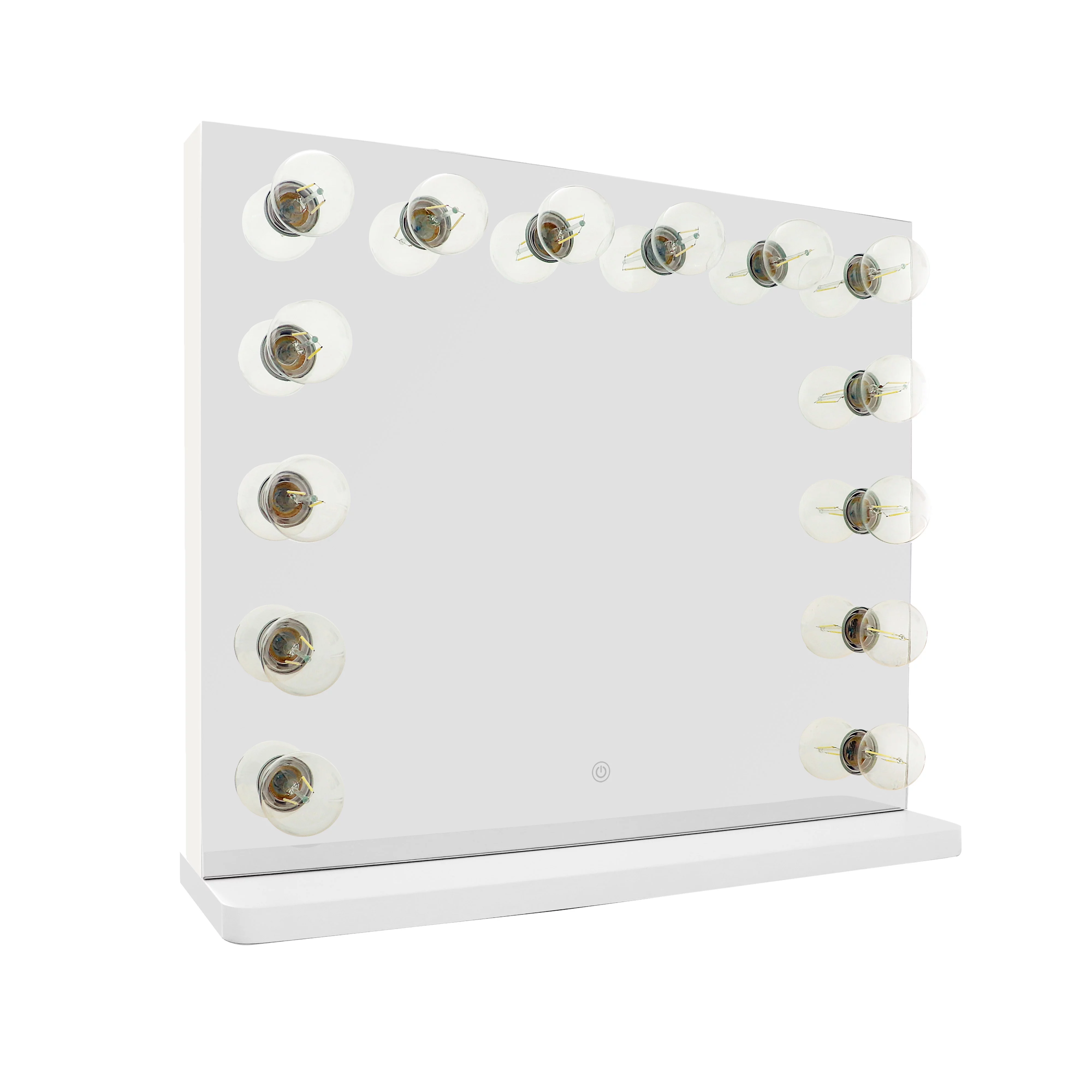 TOV Furniture Lola White Vanity Mirror with Smart Sensor Switch