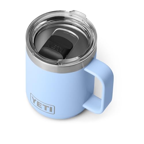 YETI Rambler 10 oz Stackable Mug, Vacuum Insulated, Stainless Steel with MagSlider Lid, Stainless
