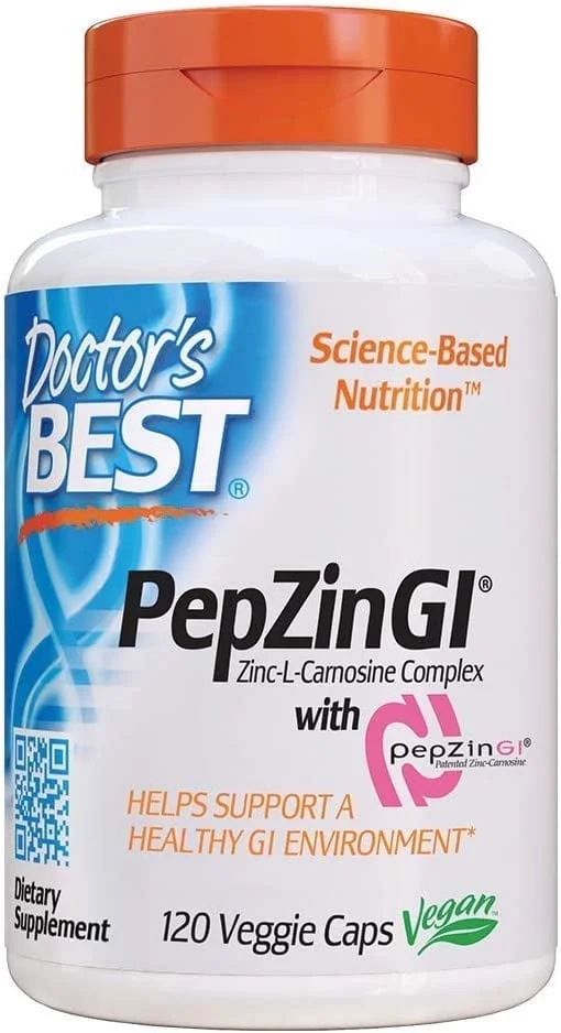 Doctor's Best Zinc Carnosine Complex - 120 Veggie Caps Pack of 4