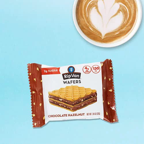 Wafer Snacks by Rip Van - Chocolate Hazelnut (16-Pack)