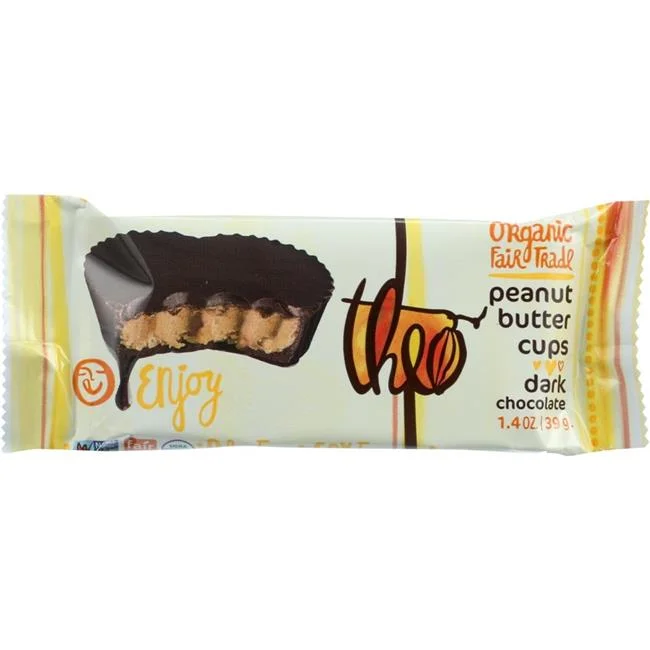 Theo Chocolate  1.3 oz Peanut Butter Cups - Dark Chocolate
