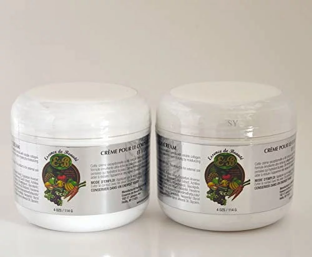 cream 4oz - pack of 2 with roll on perfume sample!