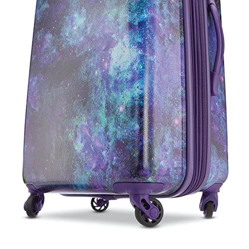 American Tourister Moonlight Hardside Expandable Luggage with Spinner Wheels, Blue Terazzo, 2-Piece Set (20/28)