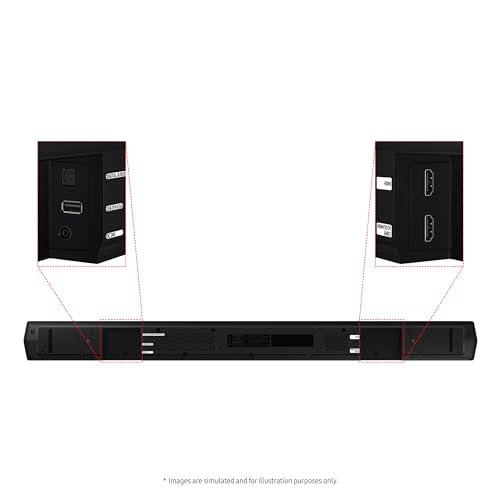 Samsung B-Series Soundbar HW-B630F 3.1 ch DTS Virtual:X Soundbar with Subwoofer (2025 Model) One Remote Control, Voice Enhance Mode, Adaptive Sound