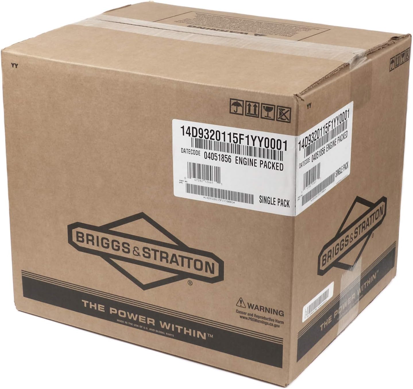 Briggs & Stratton 14D932-0115-F1 223cc Gas Vertical Shaft Engine