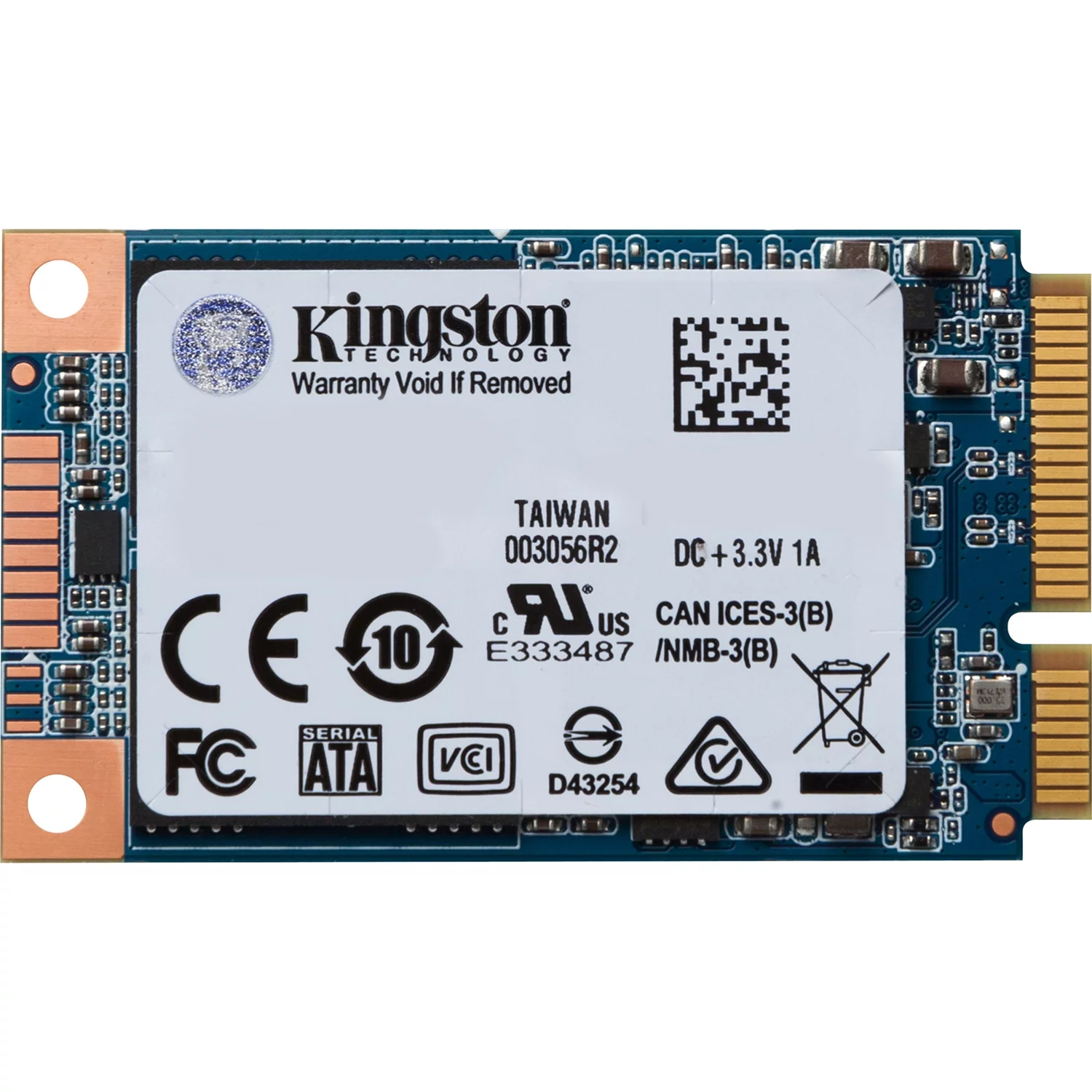UV500 120GB Solid State Drive - SATA (SATA/600) - Internal - mSATA - 520MB/s Maximum Read Transfer Rate - 256-bit Encryption Standard
