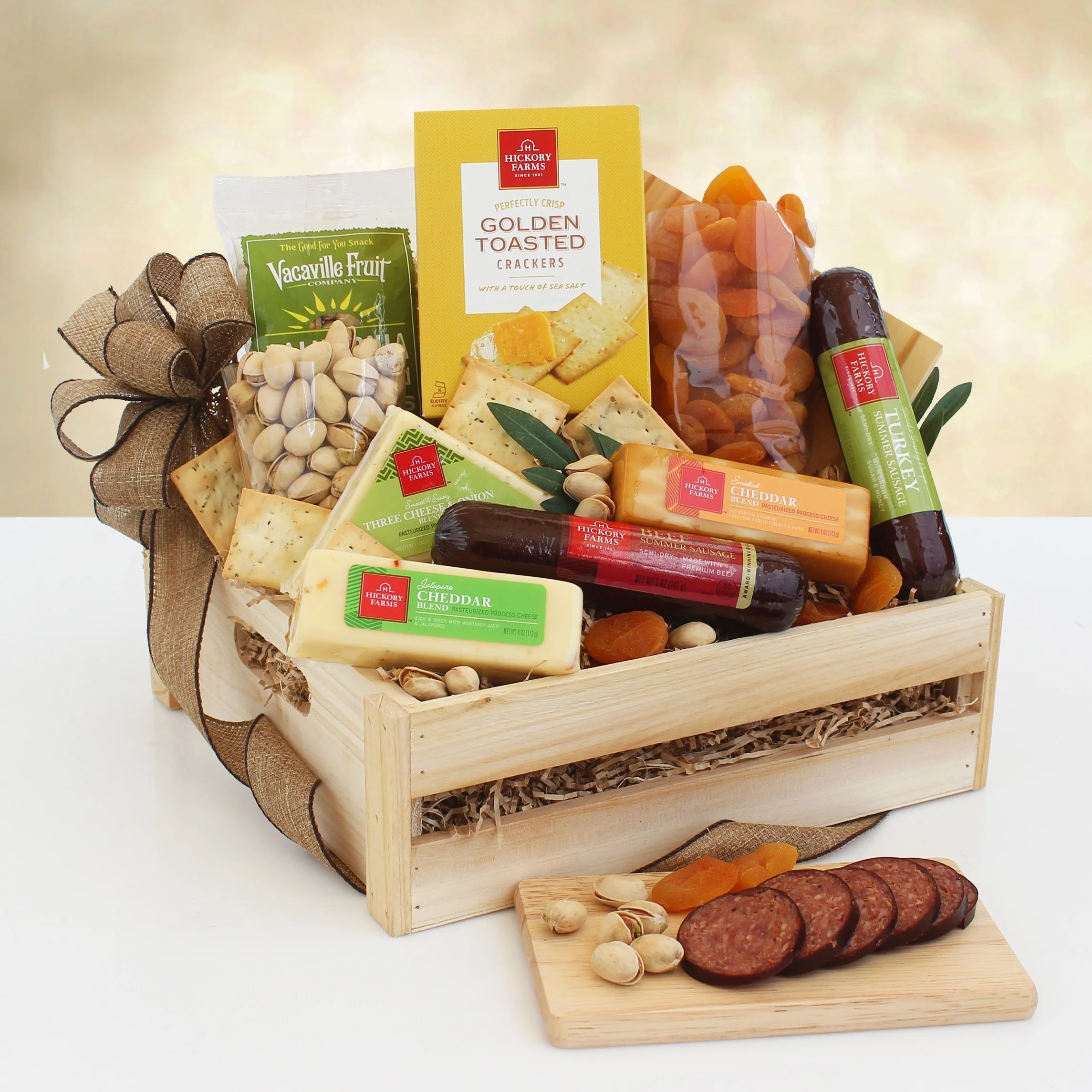 Holiday Favorite Meat and Cheese Gift Basket