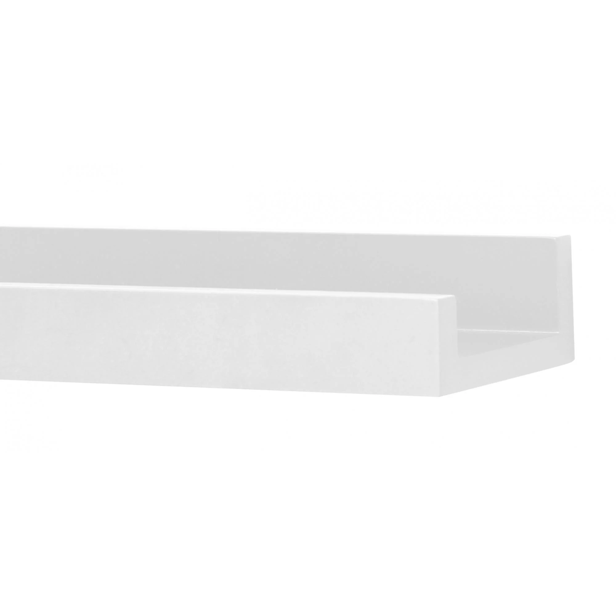 kieragrace KG Modern  Edge Frame Ledge  Set of 2 White Engineered Wood